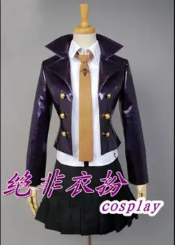 

Danganronpa Dangan-Ronpa Kyoko Kirigiri Cosplay Costume Dress Set With Gloves