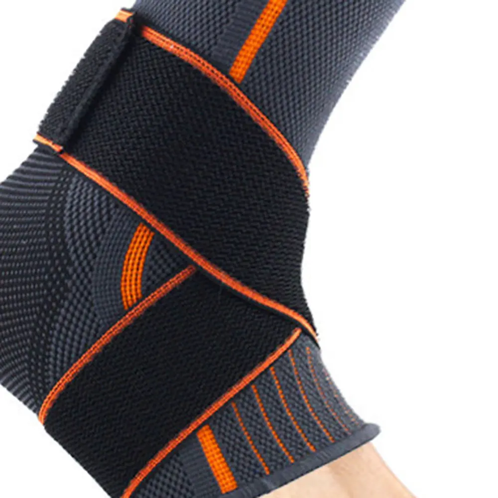 Movement Tae Kwon Do Ankle Support Leg Training Polyester Fiber Black Gray Protector Sports Ankle Bandage Kick The Ball