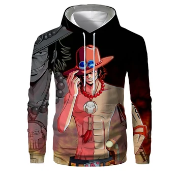 

Casual One Piece hoodie mens fashion autumn Anime funny sweatshirts men oversized hoodie streetwear sweatshirt men Shipping 4XL