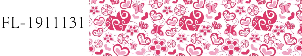 05 50 yards/lot) Latest 3 inch love heart and rose printed Valentine holiday ribbon - Цвет: 05
