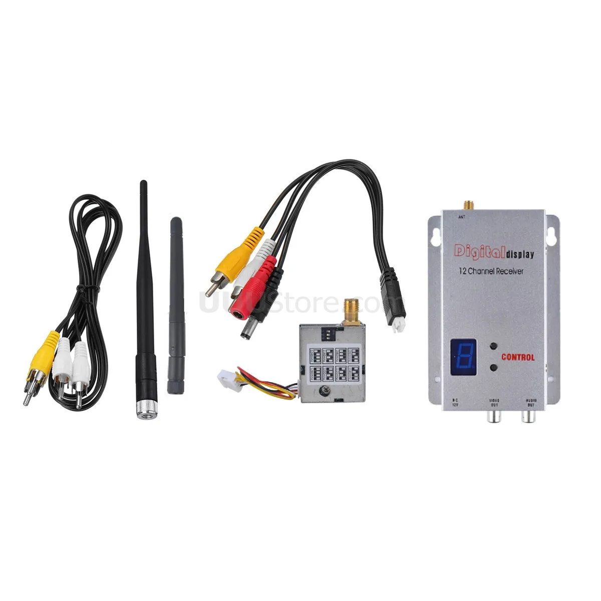 New 1.2G 1.2Ghz 200mW Wireless 8CH Audio Video FPV Transmitter With 12CH FPV Receiver Combo For RC FPV Racing Drone Models 8 H2dde5a64953a4fba84bf03f55e2e84aby New 1.2G 1.2Ghz 200mW Wireless 8CH Audio Video FPV Transmitter With 12CH FPV Receiver Combo For RC FPV Racing Drone Models