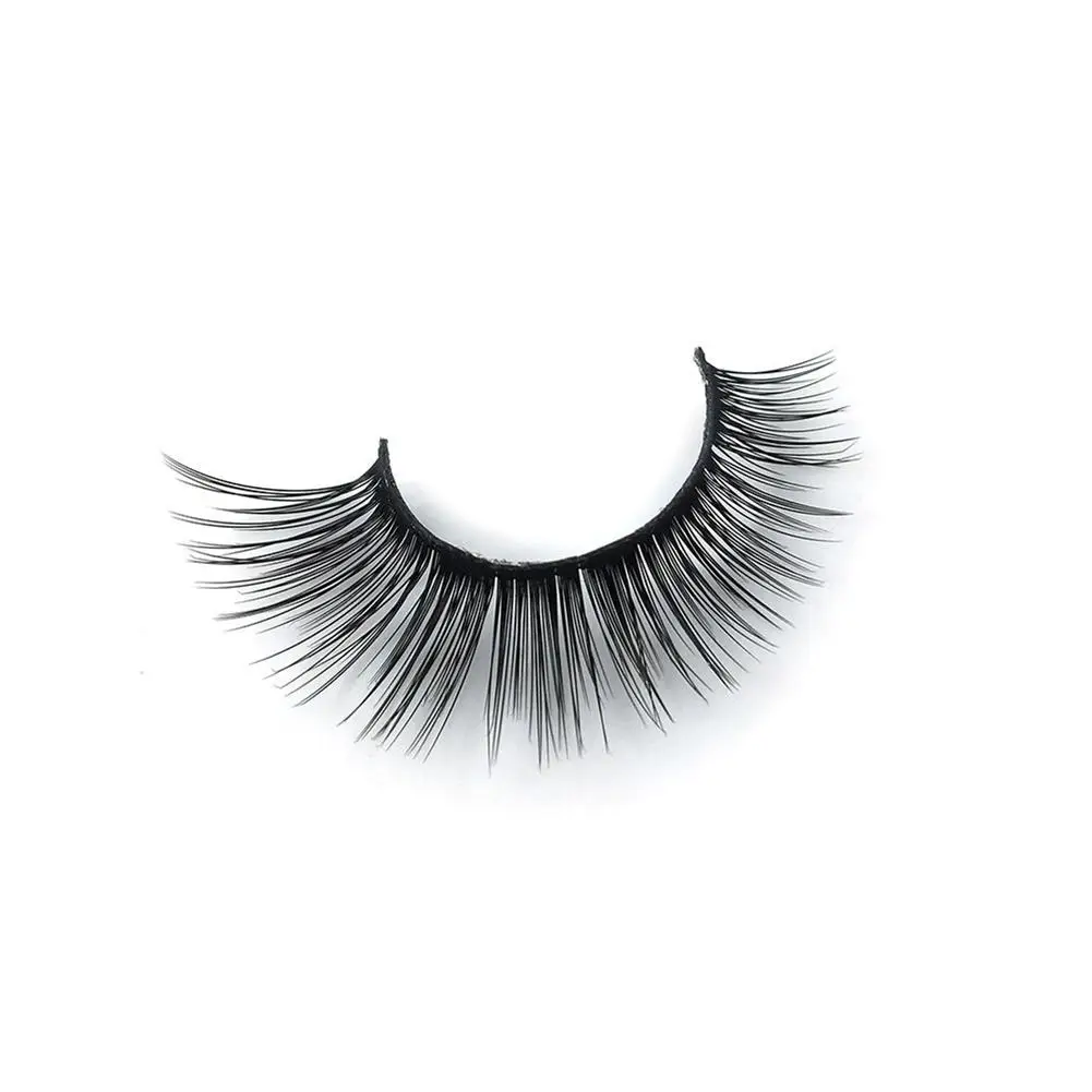 3 Pairs Fake Eyelashes Soft Handmade Eyelashes For Parties Weddings Photographs Reusable And Comfortable Wide Applicability 4