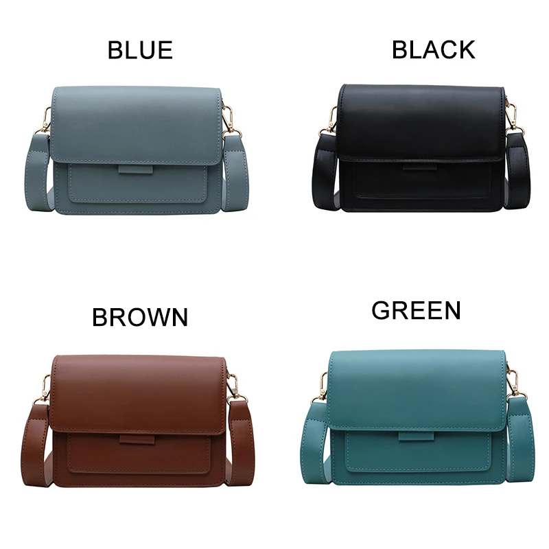  Fashion Woman Shoulder Bag PU Leather Youth Ladies Small Square Bag light Wild Simple Female Daily  - 4000100132467