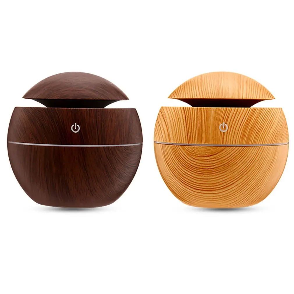 

Household Aromatherapy Machine Wood Grain Round Humidifier Mushroom Humidifier Wood Grain Aromatherapy Machine