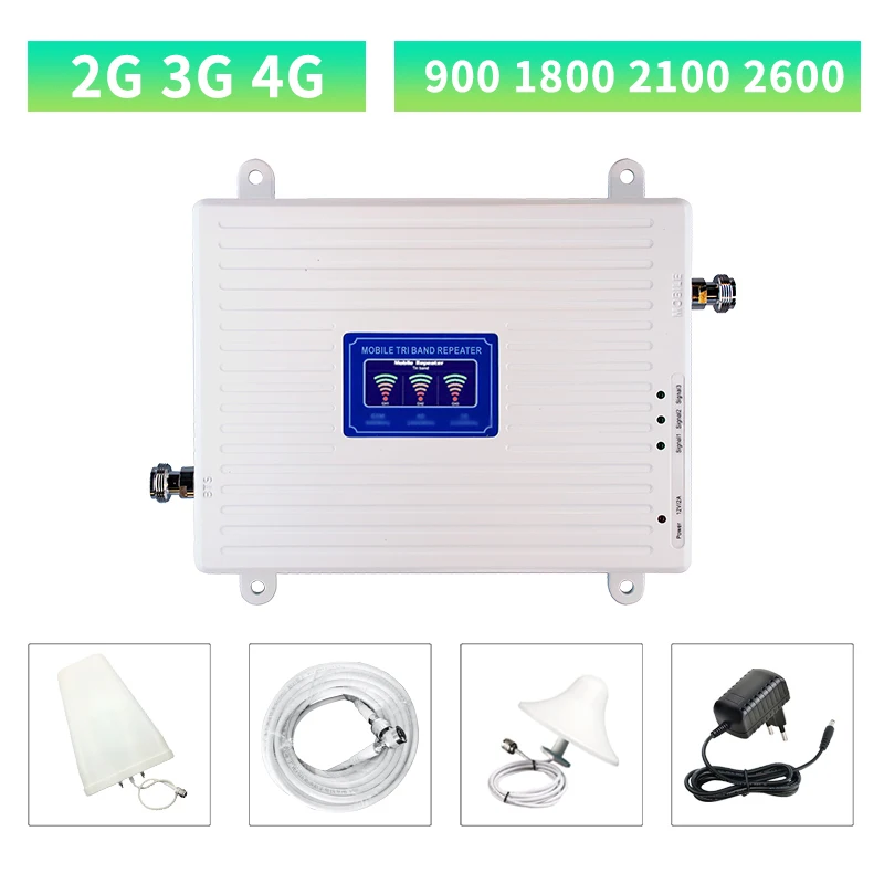 Усилитель сотового сигнала 2G 3G 4G DCS 900 1800 2100 2600 LTE | Мобильные телефоны и аксессуары