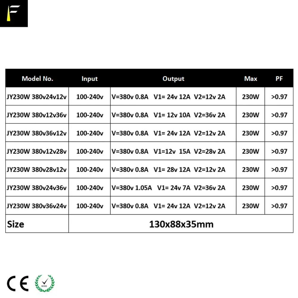 Stage Sharpy Moving Beam Light 5R 200w 7R 230w 380v 12v 24v 28v 36v 3in1 Constant Volt Switch Power Source Board Supply Assembly