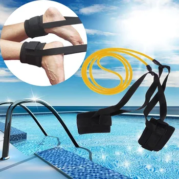 

Resistance Bands Static Swim Training Leash Harness Stationary Lap Safe Belt Elastic Bungee Universal Exerciser Cords Tether 810