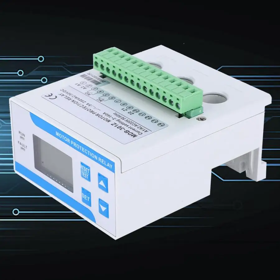 AC220V 3-160A интегрированный мотор протектор 3-фазный цифровой перегрузки по току фазы-выход из строя/под нагрузкой защиты высокого качества