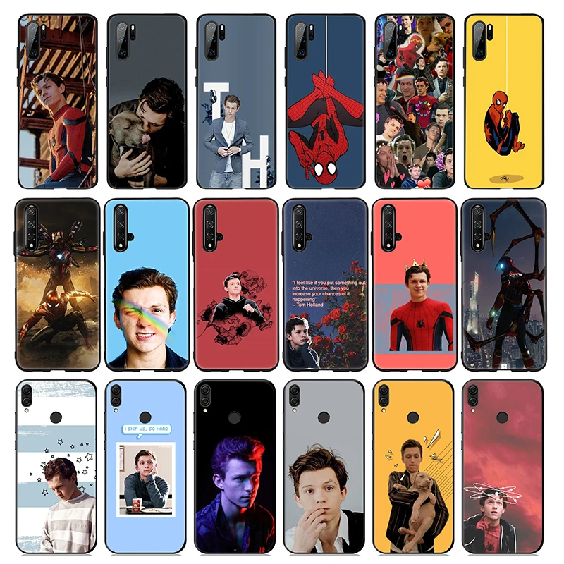 Мягкий Силиконовый Чехол Tom Holland Spider Man для Huawei P30 P20 P10 Lite Pro P Smart Plus 2018 2019 Z |