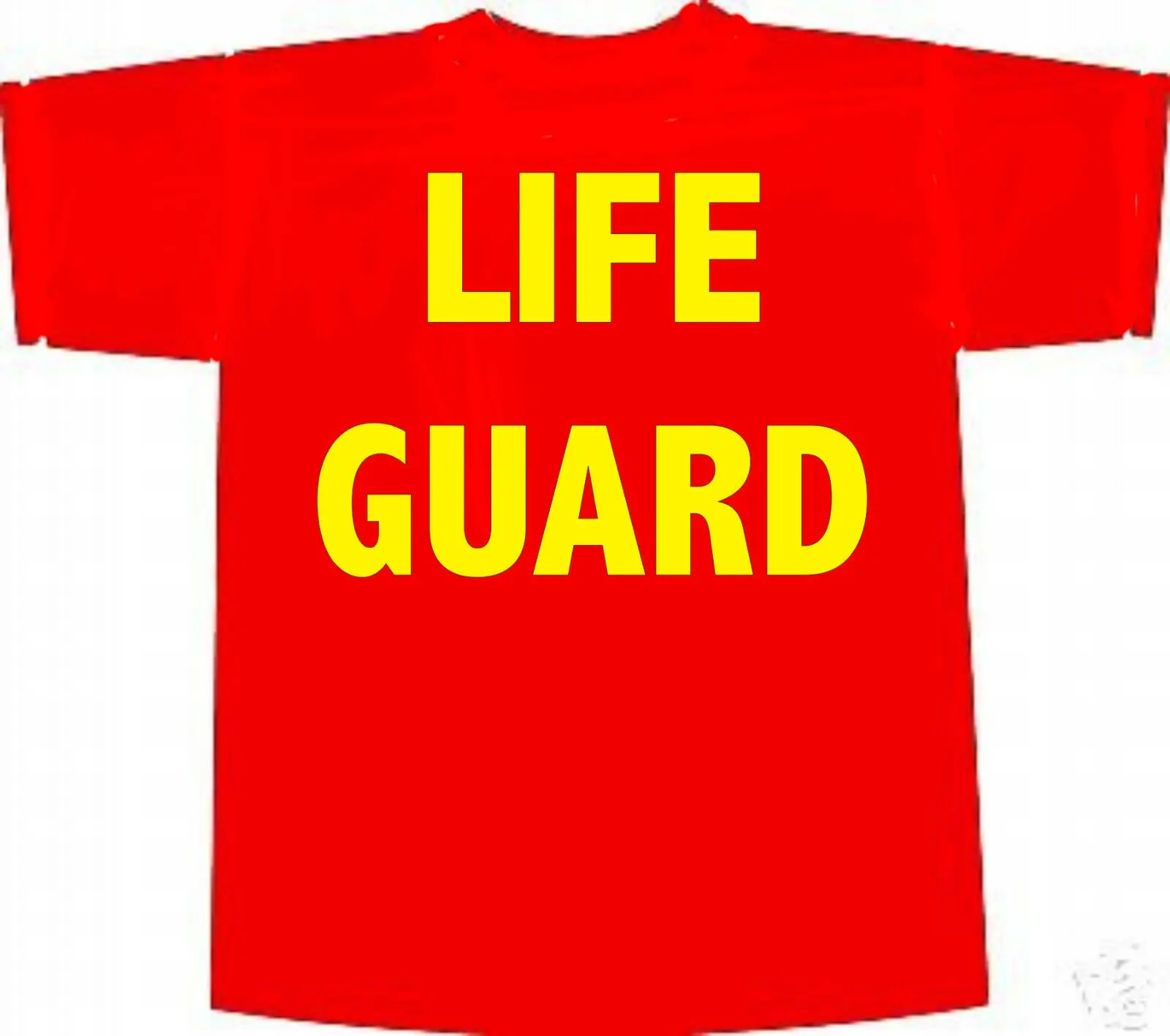 LIFE GUARD / T-shirt BAYWATCH Holiday Swimming Funny Joke All sizes Casual Printed Tee | Мужская одежда