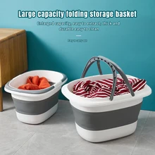 Blue Retractable Sink Rectangular Multifunctional Foldable Sink Drain Basket with Leaky Basket Cleaning /& Camping Outdoors Activities #ZDSSLP Creative Foldable Water Basin Portable