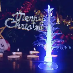 Украшения для дома светодиодный настольный декор маленькое Рождественское дерево цветной Рождественский подарок лампа ночник украшение
