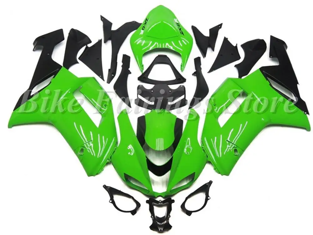 4 подарки Новый ABS полный обтекатель комплект подходит для Kawasaki ZX6R 2007 2008