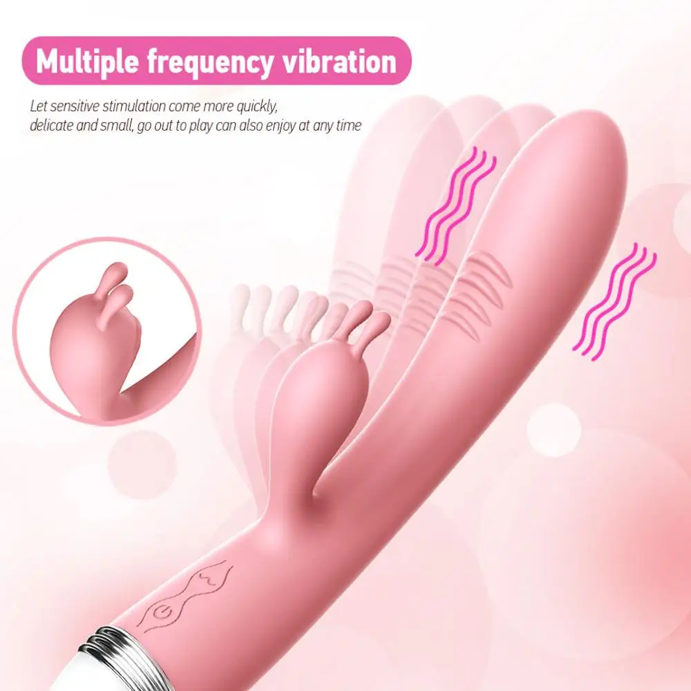 Strong Dildo Vibrator G-Spot Rabbit Vibrator Clitoris Stimulator Vaginal Massager Sex Toys for Women Female Masturbation img2