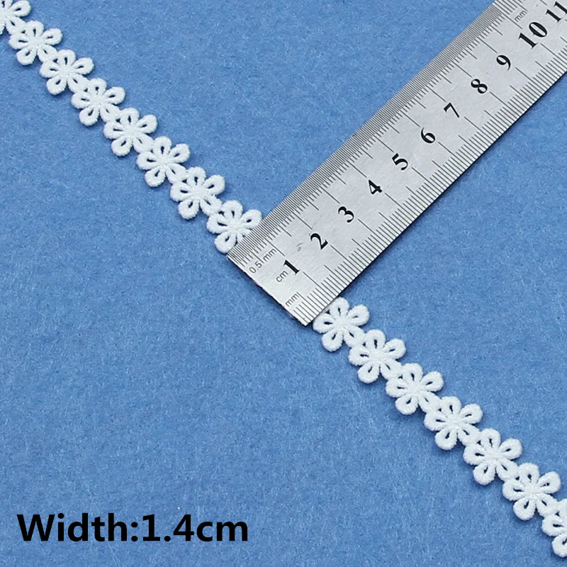 White Cotton Embroidered Lace Trim Ribbons Fabric DIY Sewing Handmade Craft Materials 5yards lace fabric,lace ribbon,lace sewing supplies,lace sewing accessories,lace accessories,lace garment accessories,lace decoration,cotton ribbon