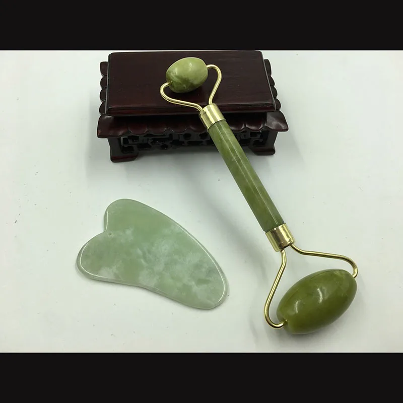 Facial massage gua sha roller face neck Natural gouache massage Stone Health care Body Jade Gua Sha board sticky massage tool