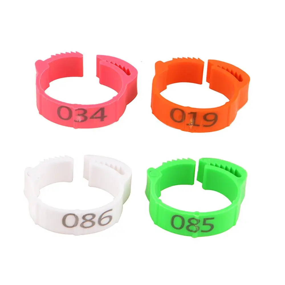 Chicken foot rings 100Pcs/Color adjustable inner diameter 2~2.4cm flexible retractable 8 colors