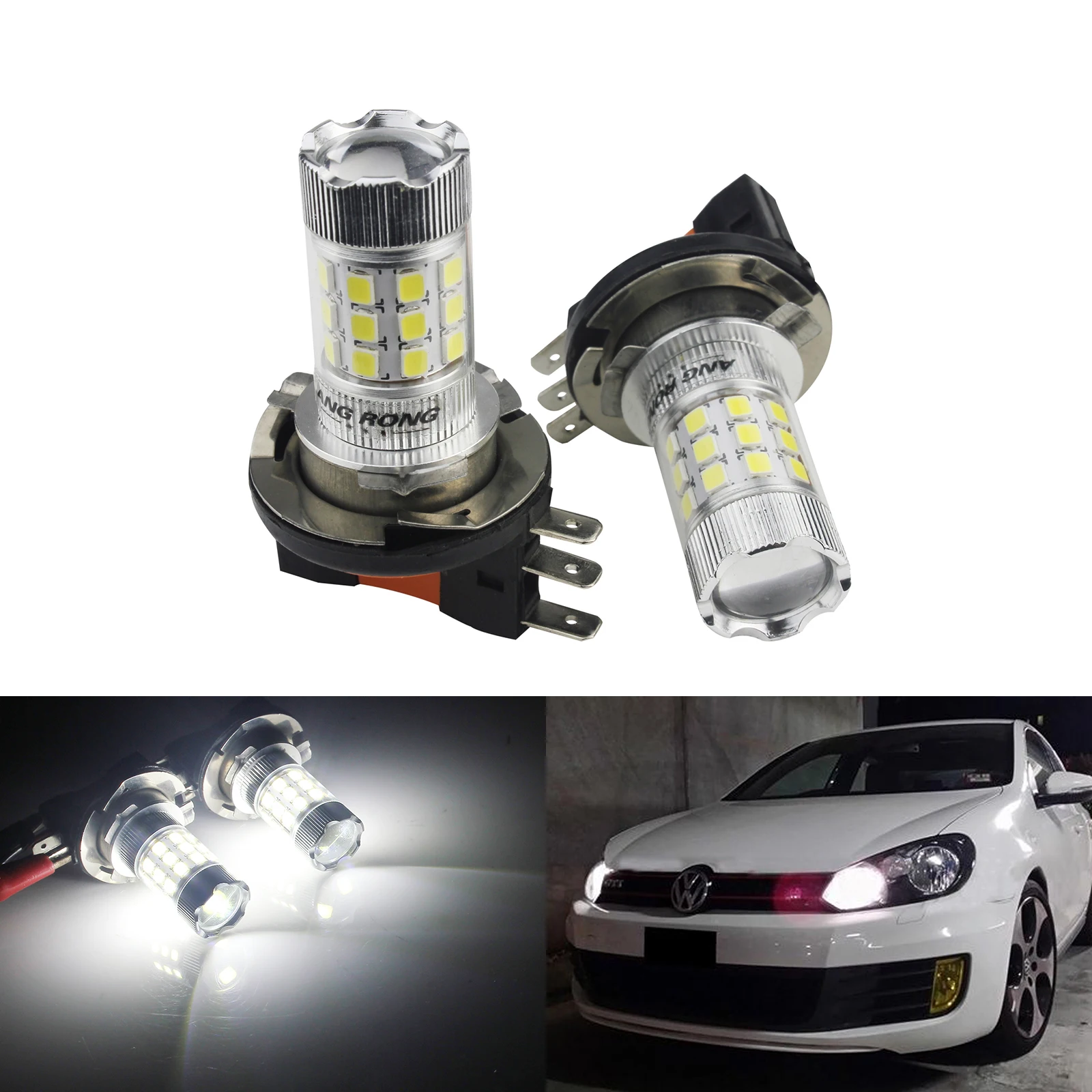 ANGRONG 2x30 Вт 1600lm H15 64176 светодиодные фары Дневные ходовые огни лампа для Audi BMW VW Ford