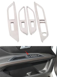 Accoudoir de porte et fenêtre pour Peugeot 5008 2017 2018 2019 2020, couvercle de protection, cadre intérieur, accessoires de voiture 