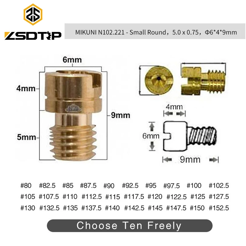 Carburetor PartCarburetor 2022ヤマハYZ 125ジェットキットJDジェットJDY020 22 YZ125ジェット