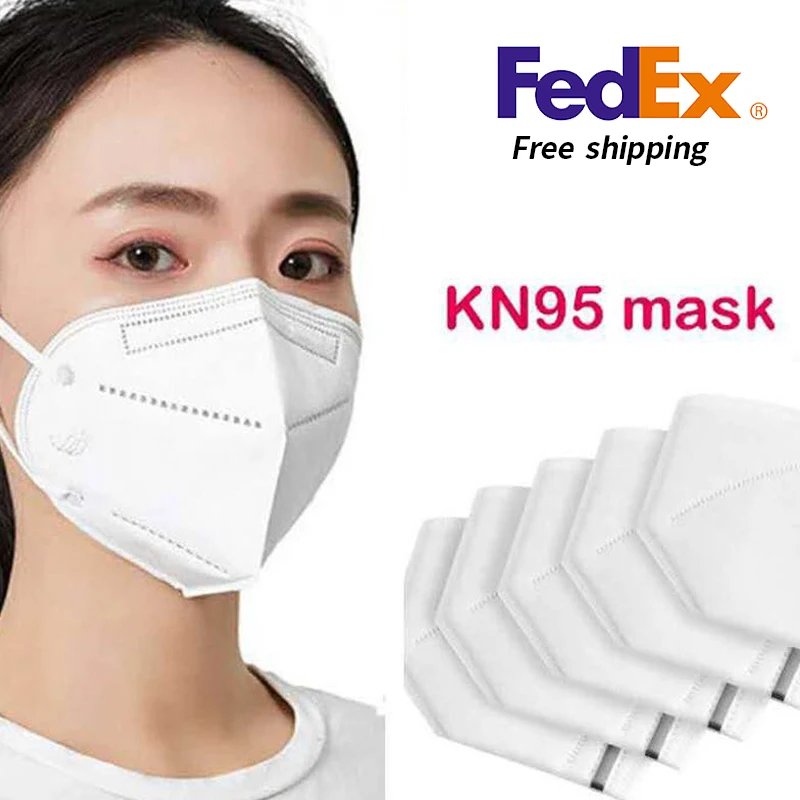 

FedEx freeshiping KF95 N95 mask kn95 mouth face mask anti dust filter masker PM2.5 respirator masks FFP1 FFP2 FFP3 KF94 n95 mask