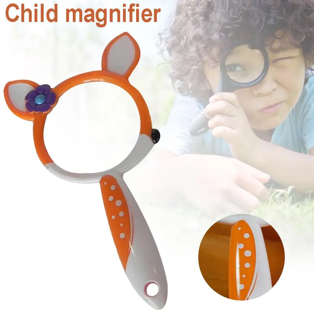 Children Magnifying Glass 3X Magnifier For Reading Books Insects Maps Crossword Puzzles Educational Toys For Children Gifts
