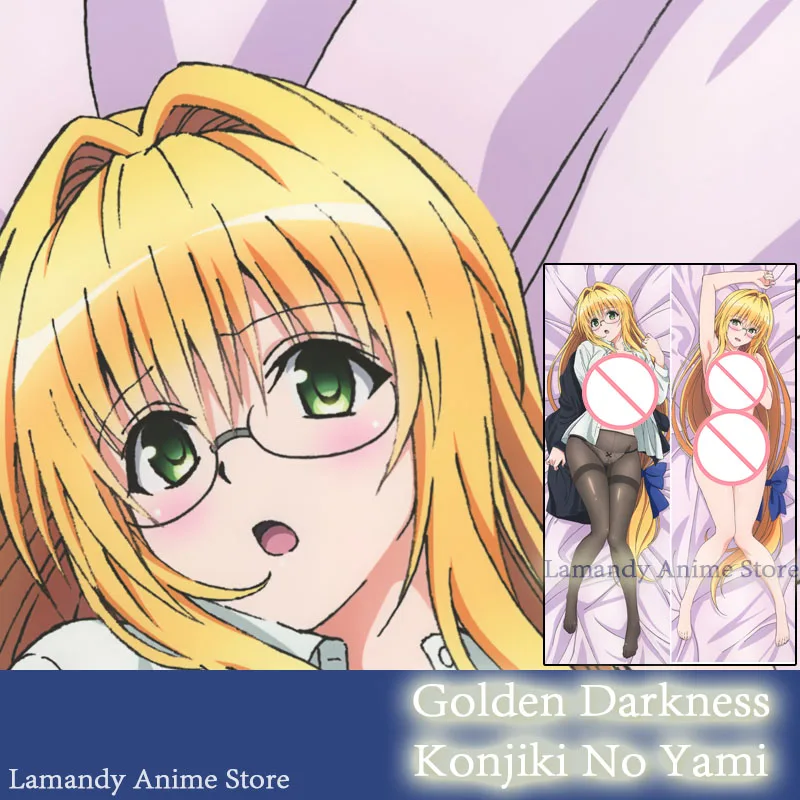 

Dakimakura Anime Golden Darkness Konjiki No Yami To Love Ru Double Sided Print Pillowcase Life Size Body Pillow Cover