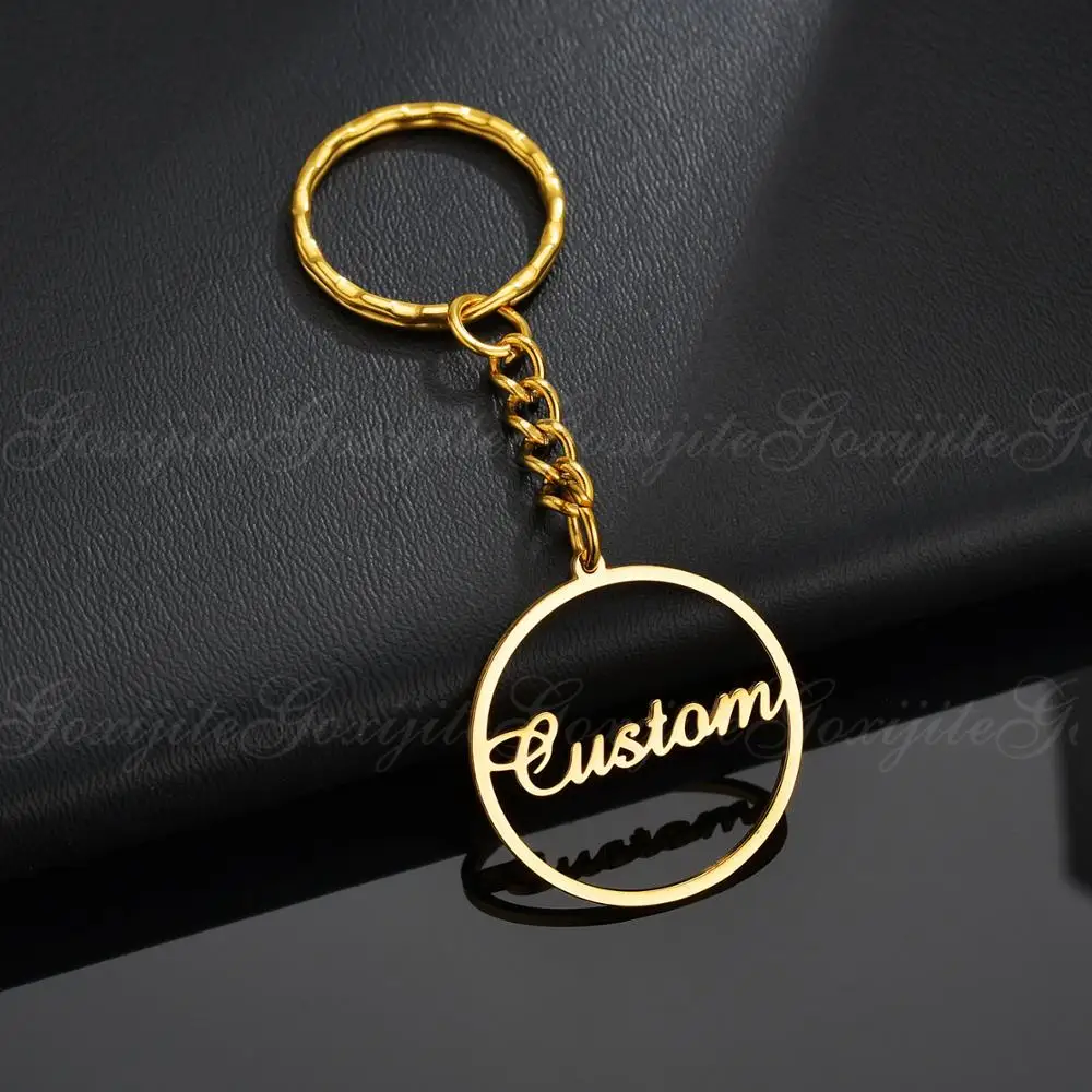Goxijite Custom Name Round Pendant 