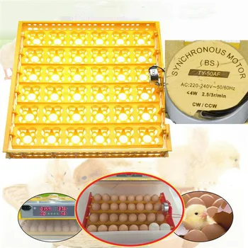 

220V 56-digital Automatic Egg Turner Tray Chicken Duck Egg Incubator Turner