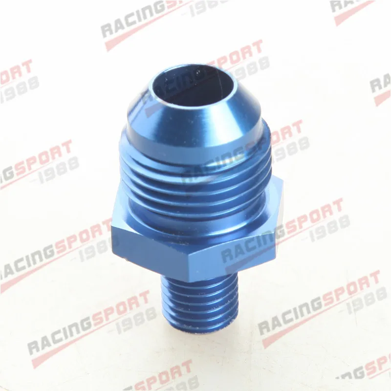 

Aluminum Male 8AN -8AN AN8 AN-8 Flare To M10x1.25 Metric Straight Fitting Blue/Black