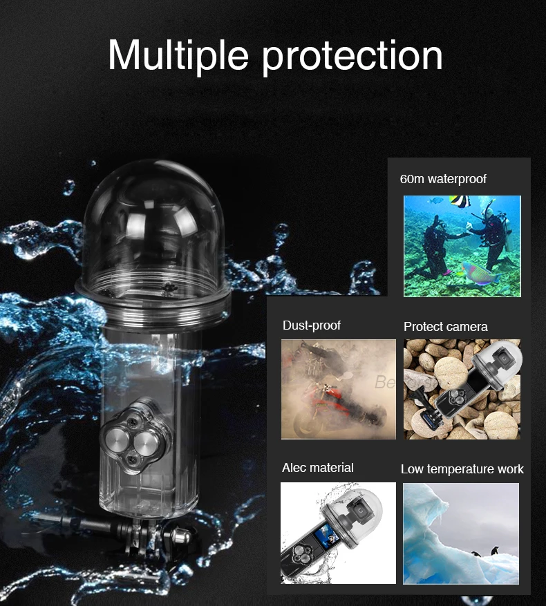OSMO Карманный 60 м водонепроницаемый корпус Чехол подводные детали защитный для DJI OSMO Карманный ручной карданный аксессуар