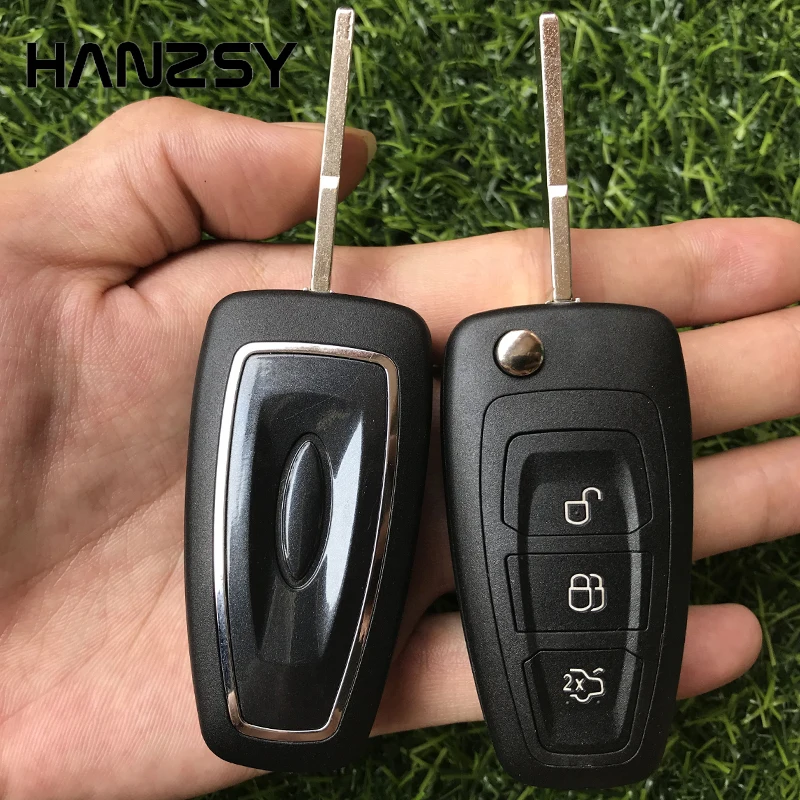 Смарт-чехол для ключей Fob для Ford Focus 3 Fiesta Подключите mondeo c max сменный 3 кнопки дистанционного ключа оболочка откидной складной чехол для ключей