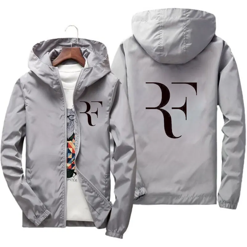 Мужская тонкая ветровка с капюшоном светильник Солнцезащитная куртка принтом