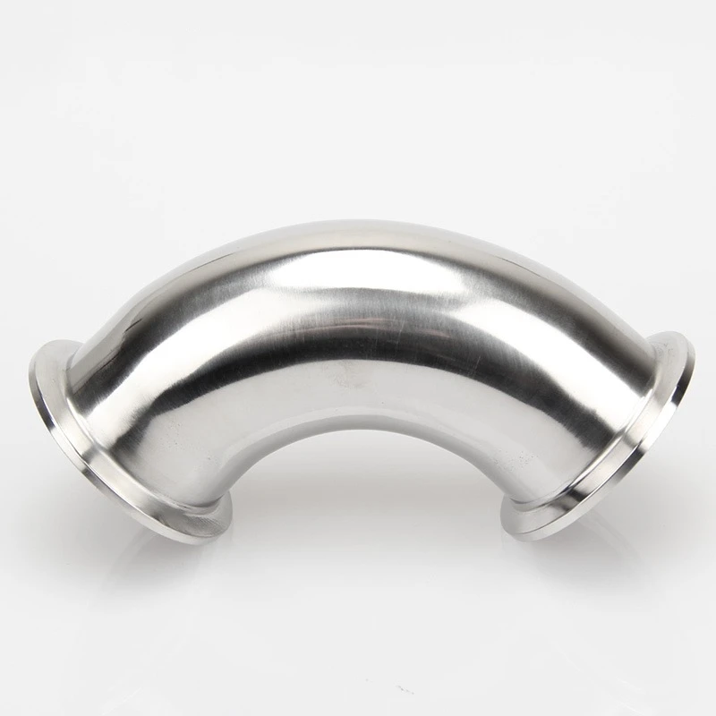 Pipe Fitting 3/4" 1&rdquo; 2&rdquo; 3&ldquo; 4" 19mm-102mm Pipe OD Sanitary Tri Clamp Ferrule OD 90 Degree Elbow Pipe Fitting Stainless Steel 304 Homebrew hose pipe fitting pipe fitting water pipe fitting