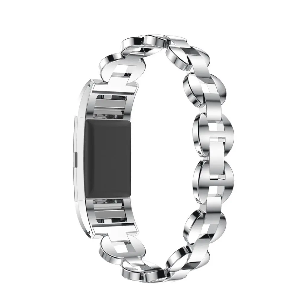 Металлический ремешок из нержавеющей стали для Fitbit Charge2, сменный ремешок Wirst для Fit Bit Charge 2, умные аксессуары