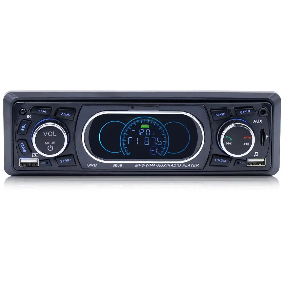Dragonpad стерео аудио 8809 пульт дистанционного управления mp3-плеер 1 Din AUX/TF/USB Bluetooth fm-радио автомобильный mp3-плеер