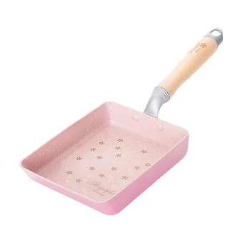 

Tamagoyaki Omelette Pan Pancake Flat Base Cooking Tool Anti-scalding Home Kitchen Easy Clean Japanese Style Non Stick Household