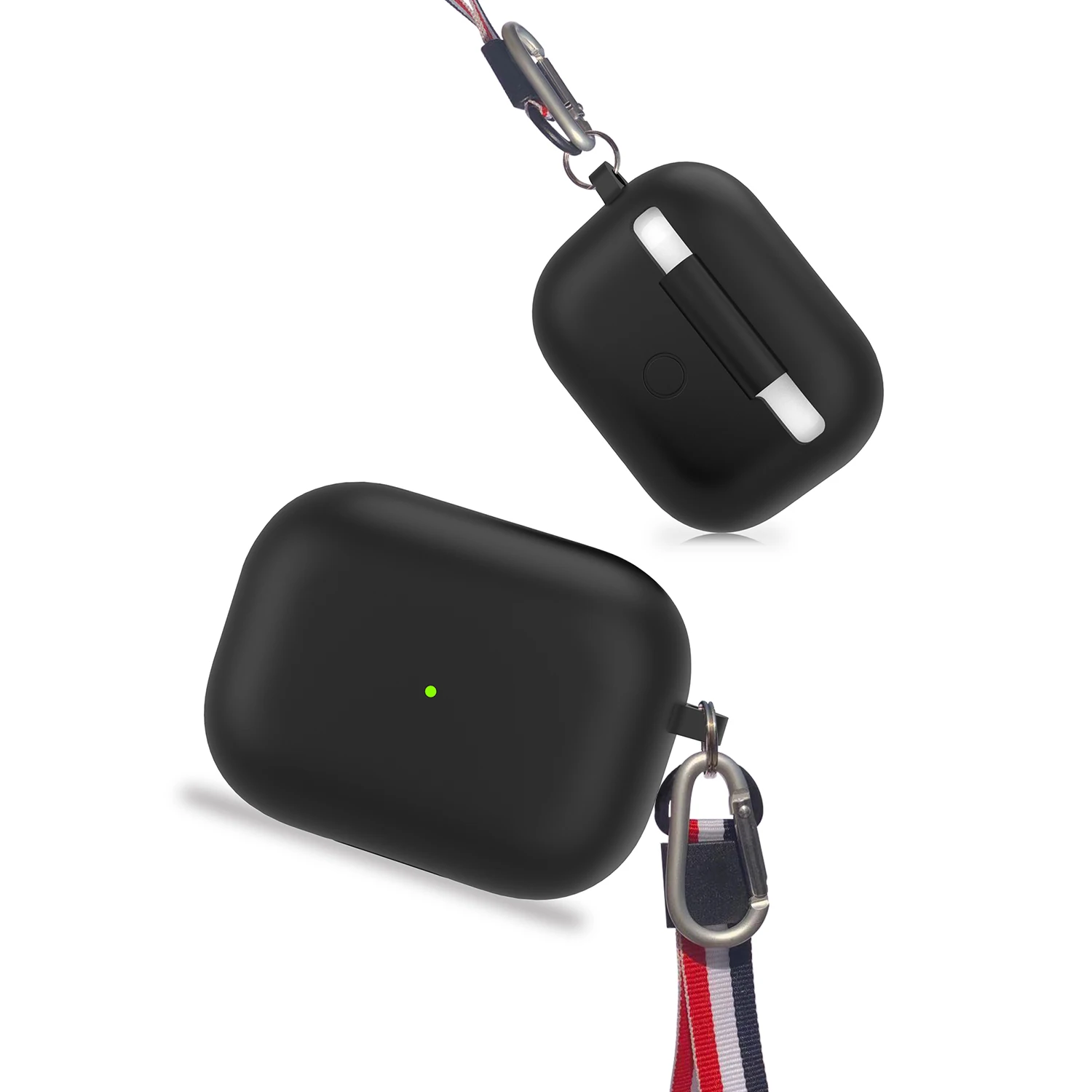 Для Apple AirPods Pro 3 Чехол, WEOFR силиконовый защитный чехол с подставкой и безопасная для кожи ткань совместим с Apple Airpods 3