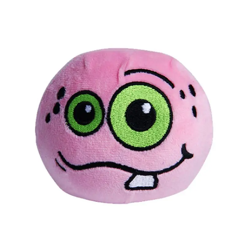 Pink Забавные милые мягкие игрушки Skuishy на Хэллоуин, плюшевые игрушки с вышивкой монстра, Детские сжимаемые медленно растущие куклы, плюшевые игрушки - Цвет: Pink