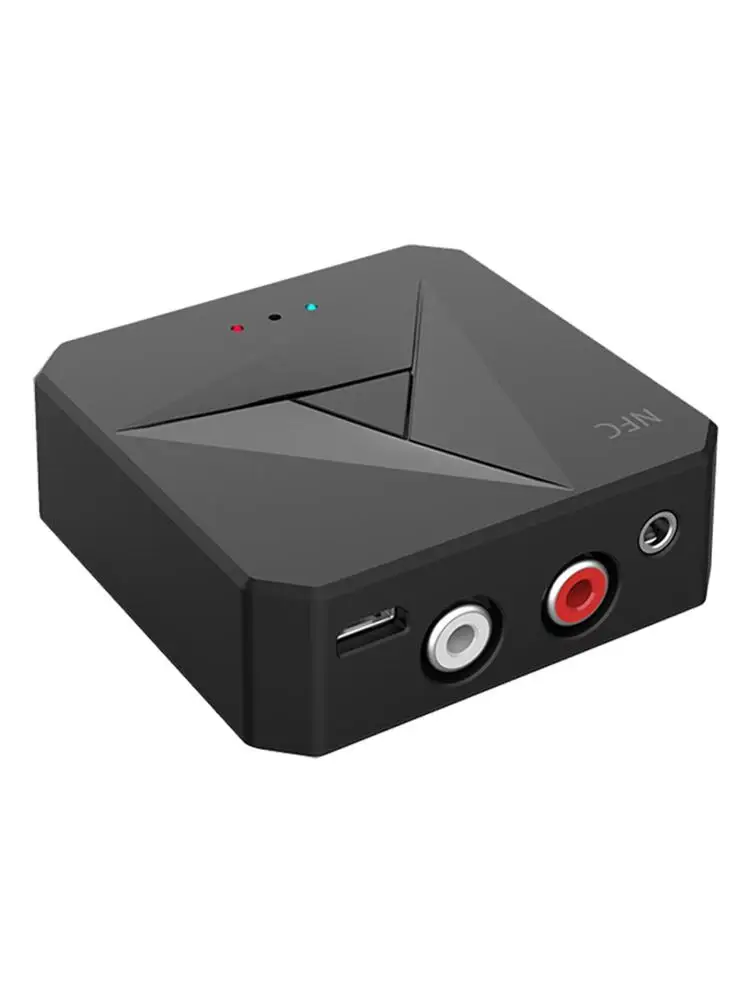 Receptor de Audio inalámbrico con Bluetooth 5,0, Adaptador de Audio de baja latencia para visualización de TV, 5,0 RCA