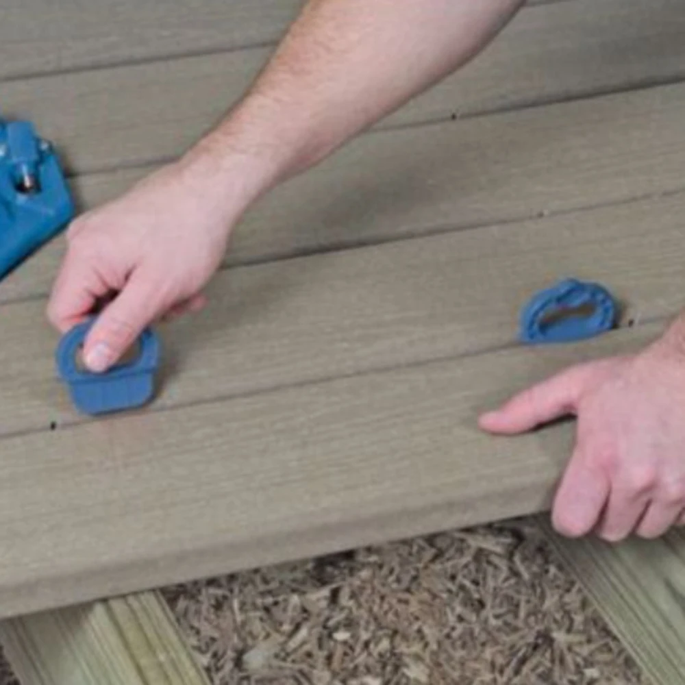 Deck Board Jig Spacer Rings Plates Spacer Guide Pressure Treated PVC