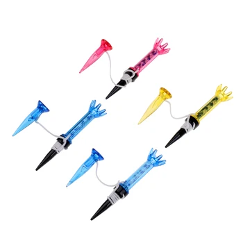 

4pcs 80mm Magnet Golf Tee Flexible Golf Tee With Protective Cap