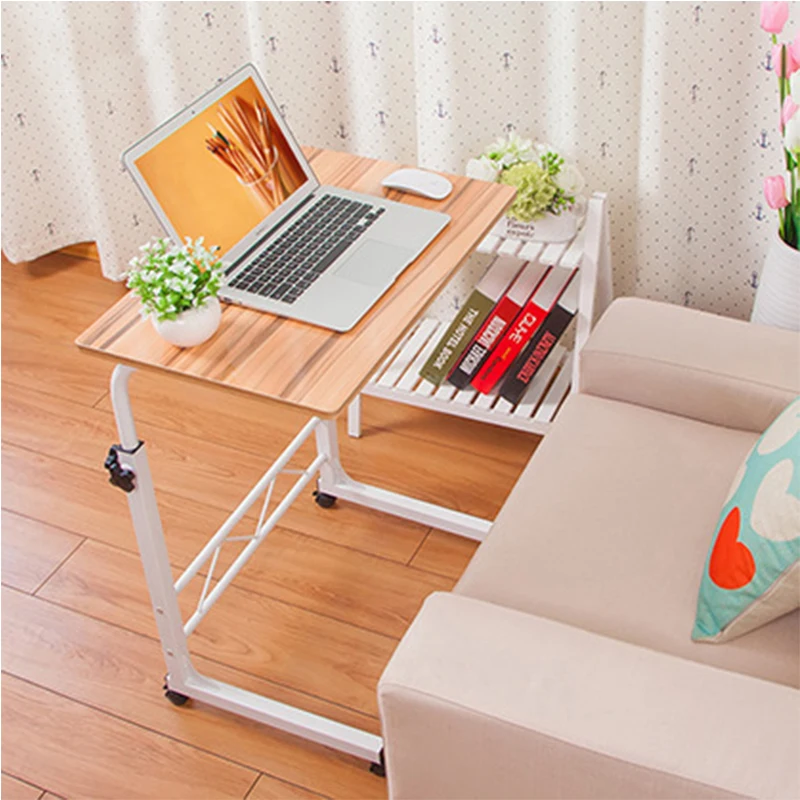  80*40cm Large size Desktop computer Table Adjustable Portable Laptop Desk Rotate Laptop Bed Table C