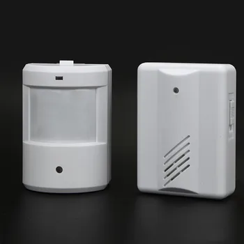 Home Security Wireless IR Remote Doorbell Alarm System Wireless Detector Alarm Patrol Garage Infrared Anti-theft Motion Sensor doberman security entry defender with chime infrared motion detection home alert sensor ir doorbell home security alarm system