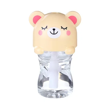 

DEKAXI Air Humidifier Mini USB Cute Portable Humidifier LED Light Mini Air Humidifier Pure Water Automatic Power-Off Household