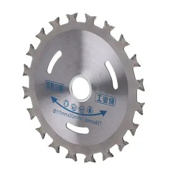 

4" 110mm Cutting Saw Blade 40-Tooth Double-side Tipped Carbide For Hardwood Thin Iron Plastic 40JE