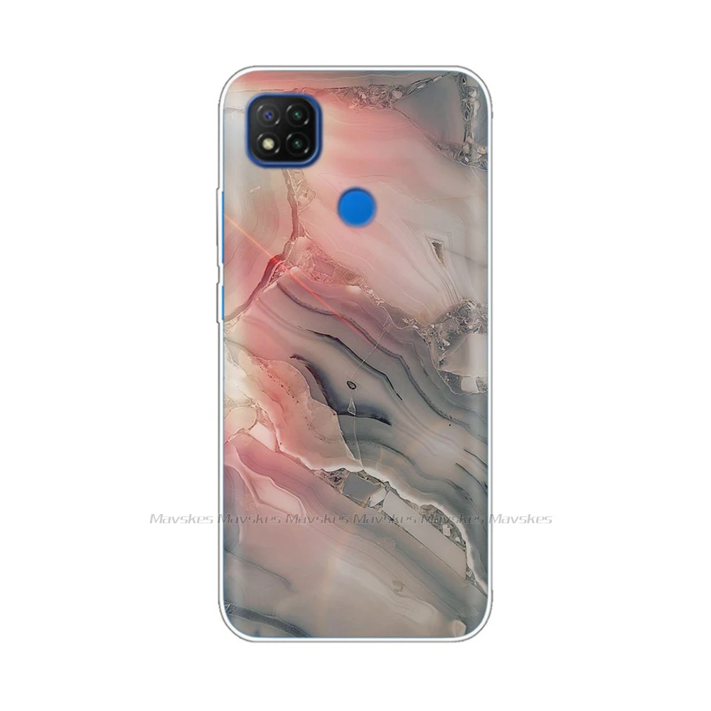 xiaomi leather case case 6.53 ''Cho Xiaomi Redmi 9C Ốp Lưng Silicone Mềm Lưng Điện Thoại Cho Xiaomi Redmi 9C NFC Ốp Lưng Nhựa TPU trên Redmi9C 9 C Funda Para xiaomi leather case custom Cases For Xiaomi