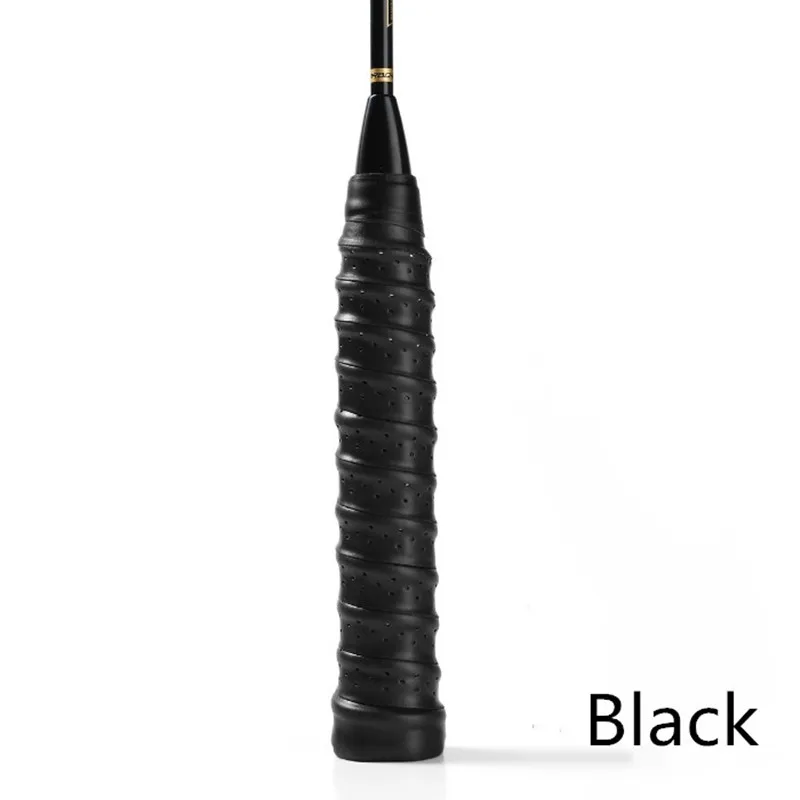 Black 1 шт. липкий на ощупь теннис овергрип липкий Грип бадминтон Грип - Цвет: Black
