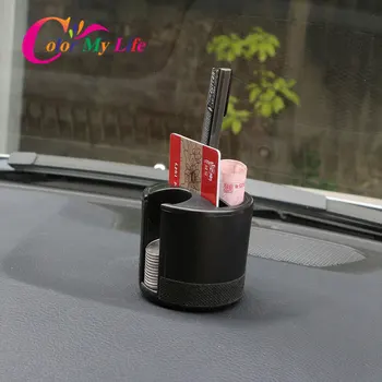 

Color My Life ABS Interior Car Card Holder Box Coin Holder Storage Box Case Fit for Toyota C-HR CHR 2016 - 2020 Accessories