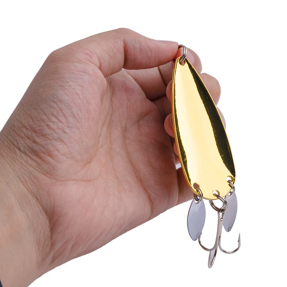 spinnerbait fishing lure spoon artificial bait (5)